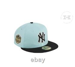 HC Exclusive New Era 59Fifty New York Yankees Stadium Patch Hat Mint Size 7 1/8