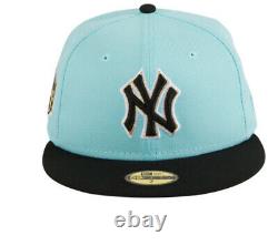 Hat Club Exclusive New Era Mint New York Yankees Stadium Ptch 7 1/2 + Hc Pin