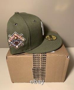 Hat Club Exclusive New York Yankees Olive 1941 WS Stadium patch 7 1/8 Hat