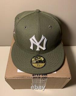 Hat Club Exclusive New York Yankees Olive 1941 WS Stadium patch 7 1/8 Hat