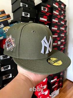 Hatclub Exclusive New York Yankees Olive 7 1/4 Variety Grey Stadium World Series