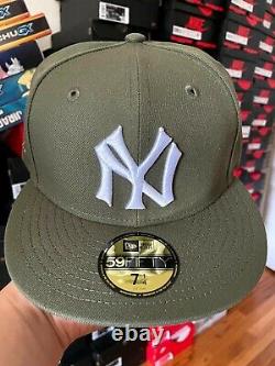 Hatclub Exclusive New York Yankees Olive 7 1/4 Variety Grey Stadium World Series