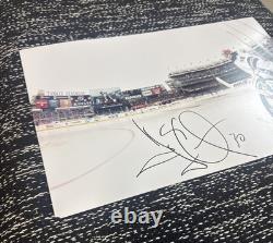 Henrik Lundqvist Autographed Rare Yankee Stadium 11x17 Photo withCOA Hologram