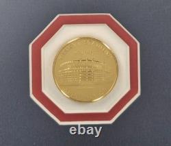 Highland Mint 1923-08 Yankee Stadium Framed, Dirt Coin, Ruth Gehrig Jeter LE #90