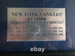 Highland Mint NEW YORK YANKEES 27-Time World Series Champions Plaque with5 Coins
