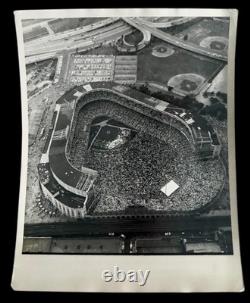 Historic! Largest Crowd In Yankee Stadium History (123,707) Aerial View Photo
