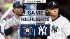 Houston Astros Vs New York Yankees Highlights Alcs Game 3