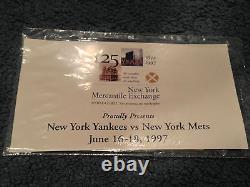 Inaugural Subway Series New York Yankees v Mets Metro Card SGA 97 w Derek Jeter