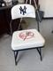 Joe Dimaggio Signed Game Used New York Yankee Stadium Club House Chair Jsa Rare
