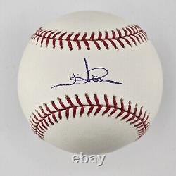Jim Abbott Signed Baseball. New York Yankees. Yankee Stadium Anniversary. JSA