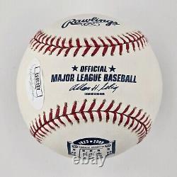 Jim Abbott Signed Baseball. New York Yankees. Yankee Stadium Anniversary. JSA