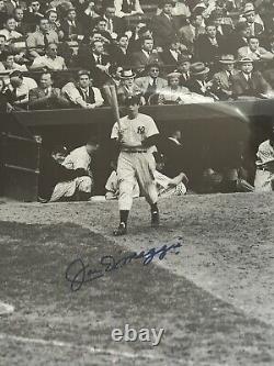 Joe DiMaggio 16x20 Signed Framed Photograph COA Yankee Stadium