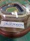 Joe Dimaggio Autographed Domed Replica Of Yankee Stadium With Box And Coa Rare
