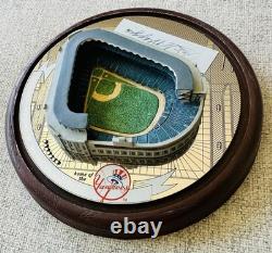 Joe DiMaggio AUTOGRAPHED Domed Replica of Yankee Stadium With Box & COA