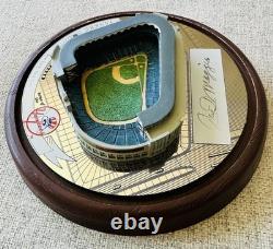 Joe DiMaggio AUTOGRAPHED Domed Replica of Yankee Stadium With Box & COA