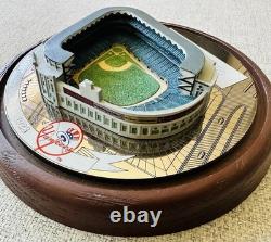 Joe DiMaggio AUTOGRAPHED Domed Replica of Yankee Stadium With Box & COA