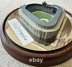 Joe DiMaggio AUTOGRAPHED Domed Replica of Yankee Stadium With Box & COA