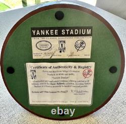 Joe DiMaggio AUTOGRAPHED Domed Replica of Yankee Stadium With Box & COA