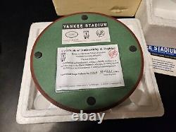 Joe DiMaggio AUTOGRAPHED Domed Replica of Yankee Stadium With Box & COA RARE