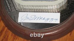 Joe DiMaggio AUTO Yankee Stadium Sculpture Hawthorne Cooperstown in Orig'L Box