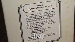Joe DiMaggio AUTO Yankee Stadium Sculpture Hawthorne Cooperstown in Orig'L Box