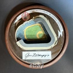Joe DiMaggio Autographed Signed Certified Domed Replica Yankee Stadium JSA LOA