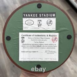 Joe DiMaggio Autographed Signed Certified Domed Replica Yankee Stadium JSA LOA