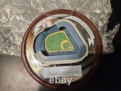 Joe DiMaggio Autographed Signed Domed Replica of Yankee Stadium With COA RARE