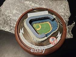 Joe DiMaggio Autographed Signed Domed Replica of Yankee Stadium With COA RARE