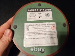 Joe DiMaggio Autographed Signed Domed Replica of Yankee Stadium With COA RARE