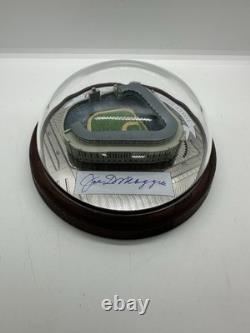 Joe DiMaggio Signed NY Yankee Stadium Dome Sculpture Hawthorne Mint Auto Coa