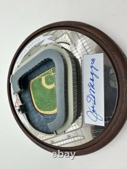 Joe DiMaggio Signed NY Yankee Stadium Dome Sculpture Hawthorne Mint Auto Coa