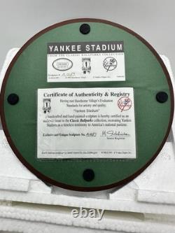 Joe DiMaggio Signed NY Yankee Stadium Dome Sculpture Hawthorne Mint Auto Coa