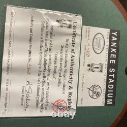 Joe Dimaggio Signed Yankee Stadium With COA by Hawthorne in Original Box #A10LL8