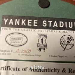 Joe Dimaggio Signed Yankee Stadium With COA by Hawthorne in Original Box #A10LL8