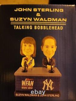 John Sterling Suzyn Waldman WFAN New York Yankees SGA Talking Bobblehead 8/19/22