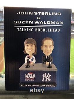 John Sterling Suzyn Waldman talking bobblehead NY Yankees SGA 8/19/22 NIB