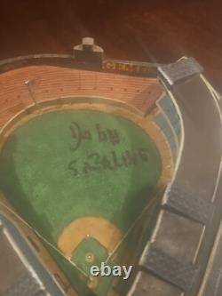 John sterling signed danbury mint stadium replica new york yankee autographed ny
