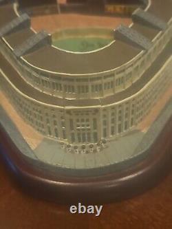 John sterling signed danbury mint stadium replica new york yankee autographed ny