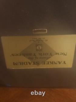 John sterling signed danbury mint stadium replica new york yankee autographed ny