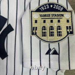 Johnny Damon 2008 New York Yankees All Star Yankee Stadium Majestic Jersey Sz 48