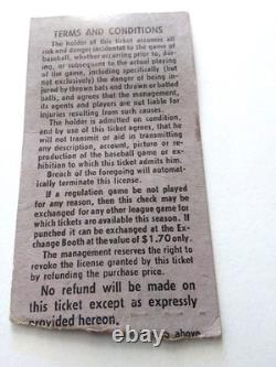 July 4,1964, Vintage Yankees Ticket Stub, MANTLE Hits 3HR, vs MINNESOTA TWINS