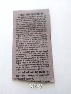 July 4,1964, Vintage Yankees Ticket Stub, MANTLE Hits 3HR, vs MINNESOTA TWINS