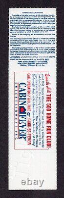 Ken Griffey Jr YANKEE STADIUM DEBUT 1989 Yankees Mariners 5/29 FULL Ticket RARE