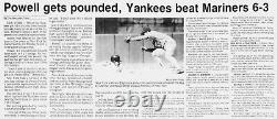 Ken Griffey Jr YANKEE STADIUM DEBUT 1989 Yankees Mariners 5/29 FULL Ticket RARE