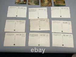 Lot Of 22 New York City Lithograph Post Cards Zepplins Yankee Stadium & More