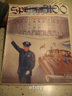 Lot Of 4 1949 Spring 3100 New York City Police Magazines Oct-nov Yankee Stadium