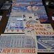 Lot Of (10) 1950-1962 New York Yankees Stadium Programs/scorecard Scored Good-vg