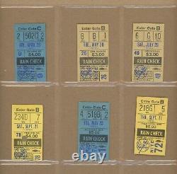 Lot of 15 1972 thru 1975 New York Yankees Ticket Stubs Yankee Stadium