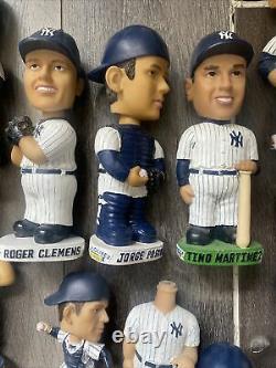 Lot of New York Yankees Bobble heads From 1999-2001 Stadium Giveaways